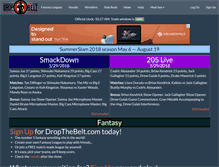 Tablet Screenshot of dropthebelt.com